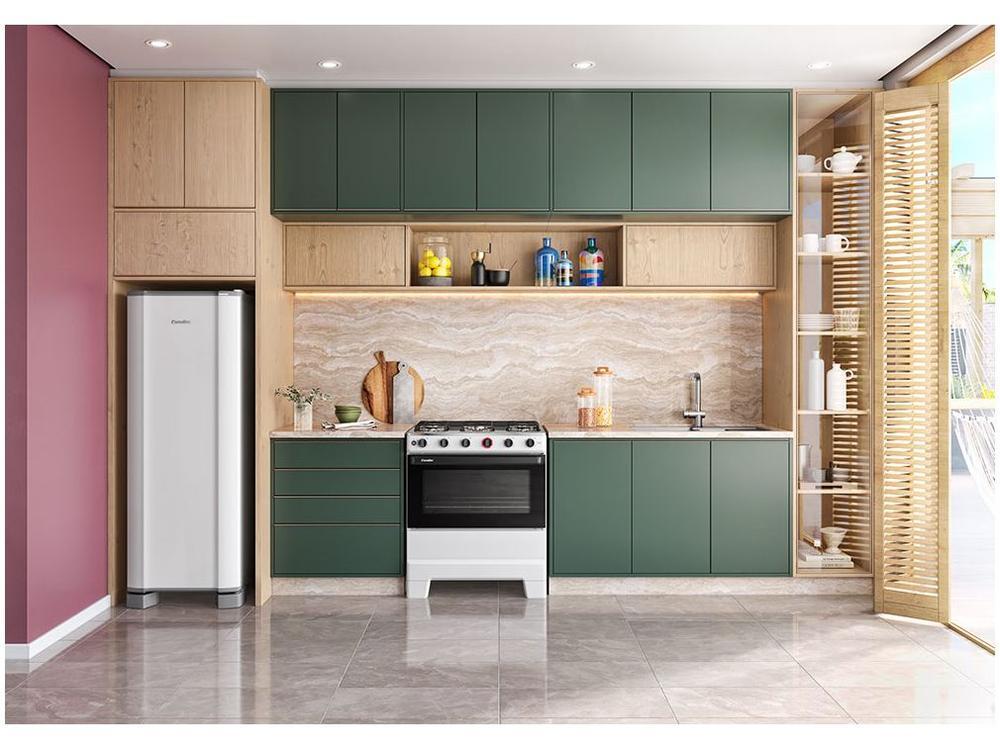 Fogão 5 Bocas Esmaltec Branco Ideal Super BR 5121 - 5