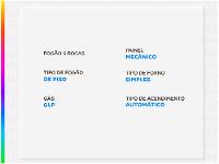 Fogão 5 Bocas Esmaltec Branco Ideal Super BR 5121 - 2