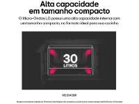 Micro-ondas LG 30L Prata MS3043BR - 27