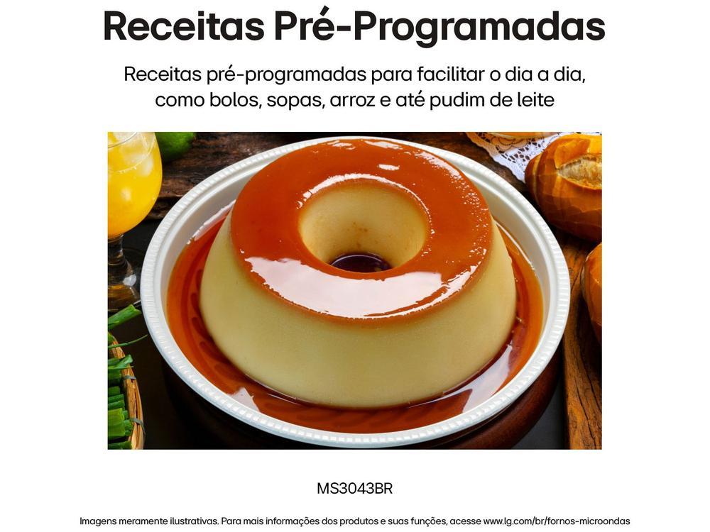 Micro-ondas LG 30L Prata MS3043BR - 24