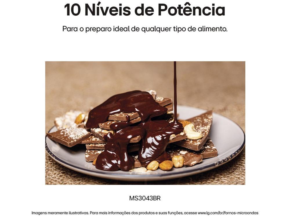 Micro-ondas LG 30L Prata MS3043BR - 26