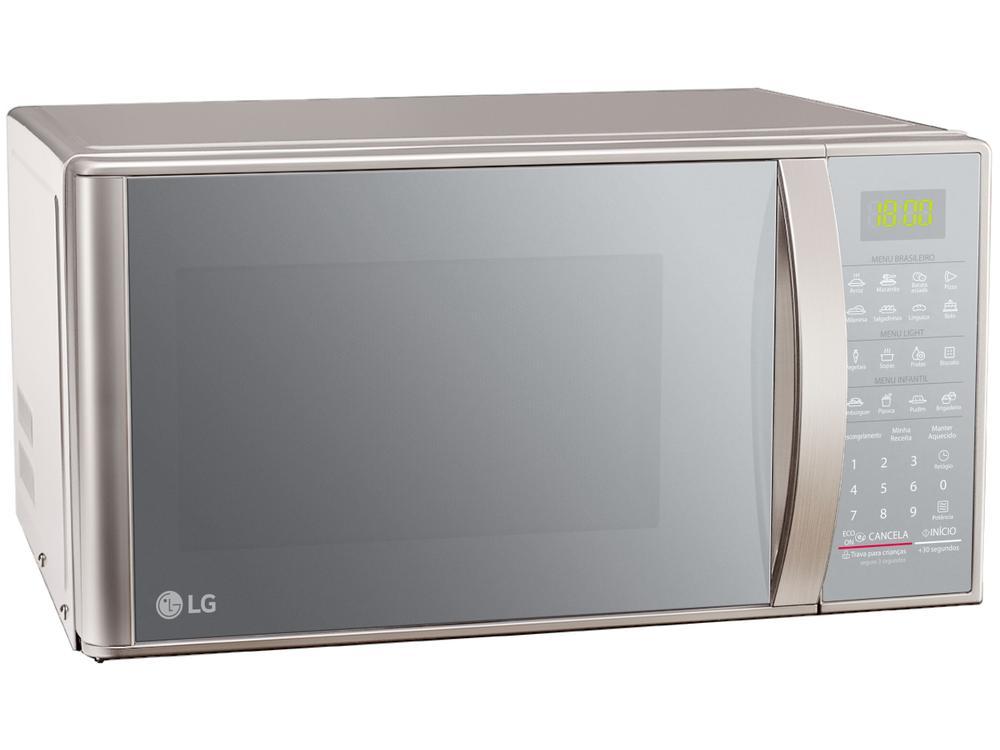 Micro-ondas LG 30L Prata MS3043BR - 4