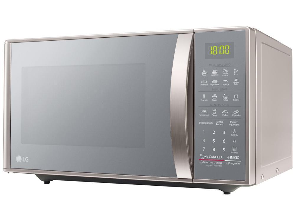 Micro-ondas LG 30L Prata MS3043BR - 9