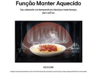 Micro-ondas LG 30L Prata MS3043BR - 16