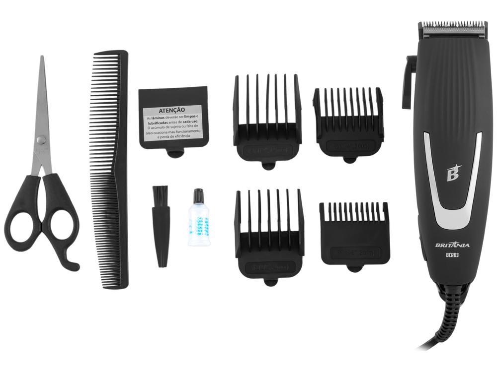 Máquina de Cortar Cabelo Britânia BCR03 5 Níveis de Altura 1 Velocidade - 4