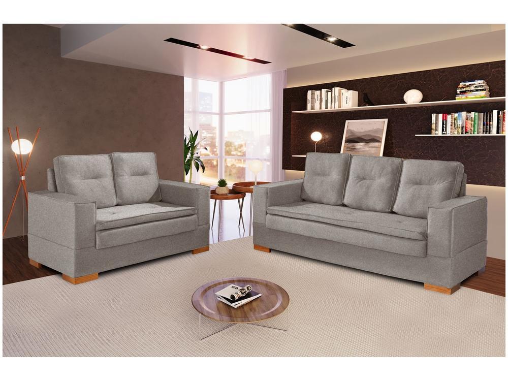 Conjunto de Sofás 2 e 3 Lugares Valência JW Estofados - 1