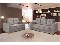 Conjunto de Sofás 2 e 3 Lugares Valência JW Estofados - 1