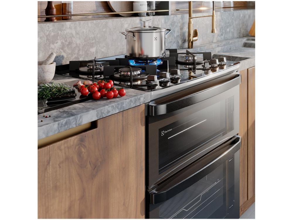 Fogão 5 Bocas Electrolux Cinza Duplo Forno com Timer FE5AD - 20