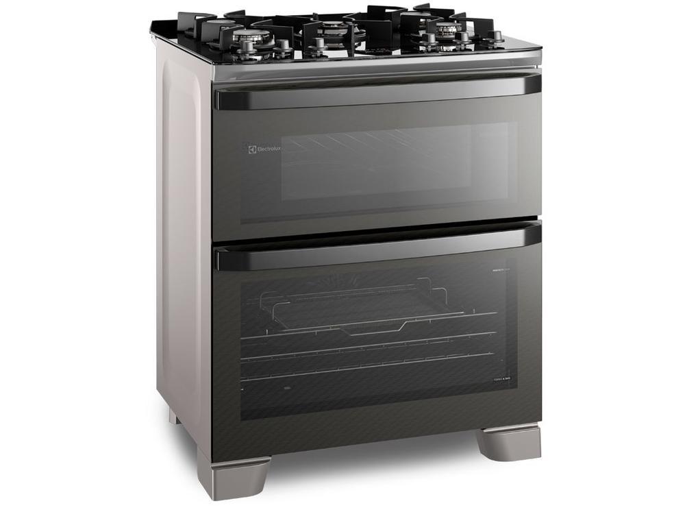Fogão 5 Bocas Electrolux Cinza Duplo Forno com Timer FE5AD - 21