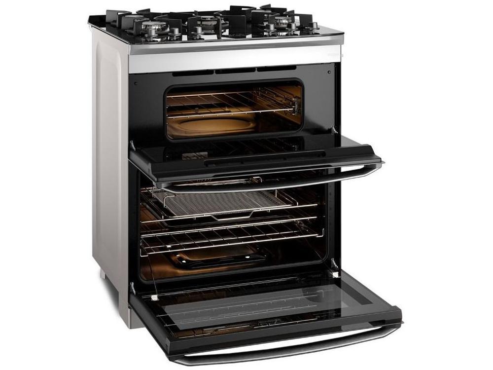Fogão 5 Bocas Electrolux Cinza Duplo Forno com Timer FE5AD - 5