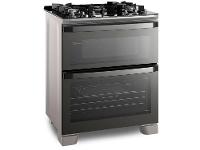 Fogão 5 Bocas Electrolux Cinza Duplo Forno com Timer FE5AD - 13