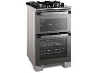 Fogão 4 Bocas Electrolux Cinza Duplo Forno com Timer FE4AD - 14