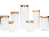 Jogo de Potes de Vidro Hermético Brinox com Tampa Redondo Ekko 7 Peças - 10