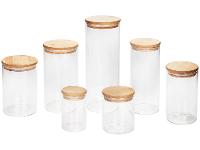 Jogo de Potes de Vidro Hermético Brinox com Tampa Redondo Ekko 7 Peças - 13