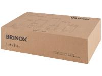 Jogo de Potes de Vidro Hermético Brinox com Tampa Redondo Ekko 7 Peças - 9