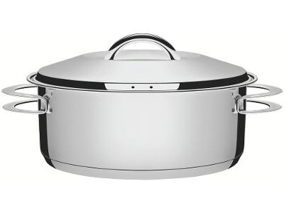 Caçarola Tramontina Inox Rasa 24cm 4,7L Solar