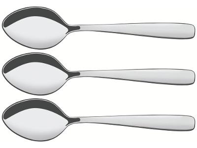 Jogo de Colher Aço Inox Tramontina Amazonas 3 Peças