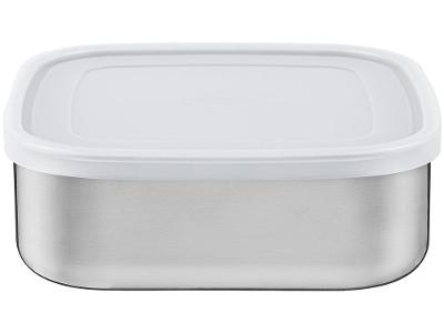 Pote Inox Tramontina com Tampa Quadrado 2,1L Freezinox