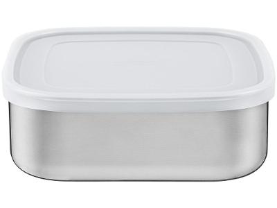Pote Inox Tramontina com Tampa Quadrado 3,6L Freezinox