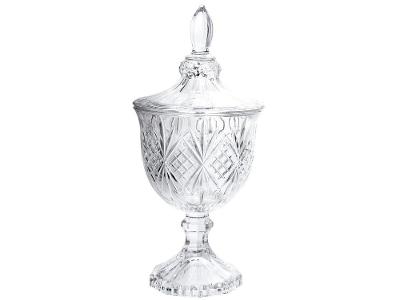 Potiche de Vidro com Tampa 24,5cm Hauskraft 