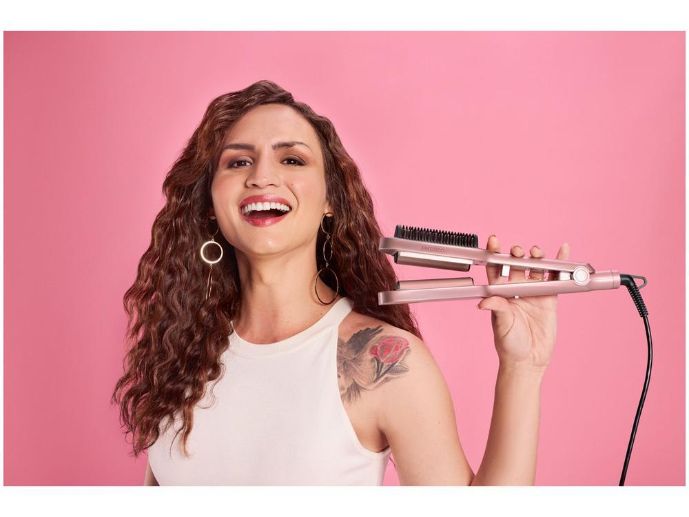 Chapinha / Prancha Cacheadora de Cabelo GA.MA Italy Waver & Brush Keration - 3