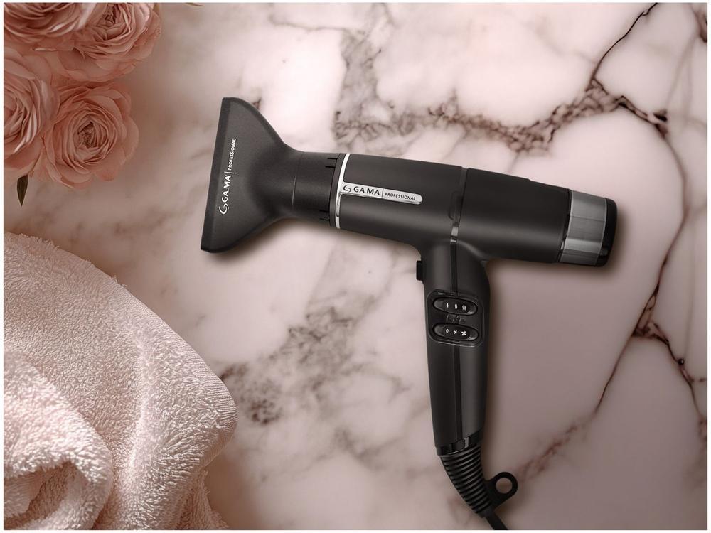 Secador de Cabelo GA.MA Italy Profissional Preto 1500W 3 Velocidades iQ Lite - 3