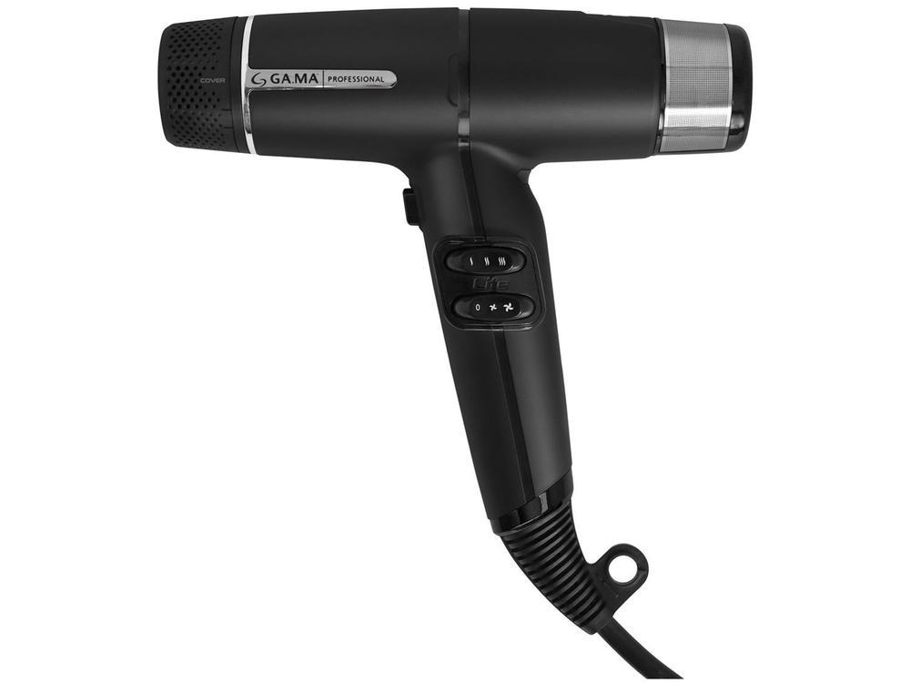 Secador de Cabelo GA.MA Italy Profissional Preto 1500W 3 Velocidades iQ Lite - 7