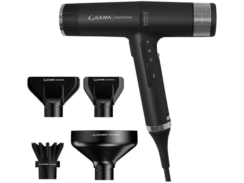 Secador de Cabelo GA.MA Italy Profissional Preto 1600W 3 Velocidades iQ3 Perfettoc - 1