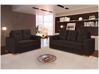 Sofá 2 e 3 Lugares Veludo Valência JW Estofados - 1