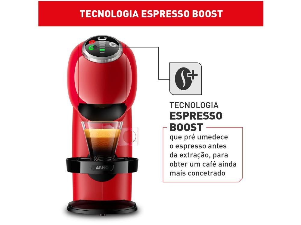Cafeteira Elétrica Arno Nescafe Dolce Gusto Genio S Plus DGS3 Vermelha - 16