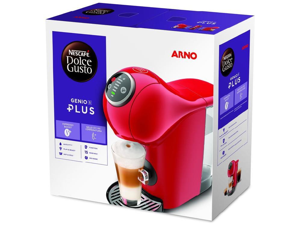 Cafeteira Elétrica Arno Nescafe Dolce Gusto Genio S Plus DGS3 Vermelha - 18