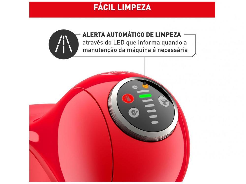 Cafeteira Elétrica Arno Nescafe Dolce Gusto Genio S Plus DGS3 Vermelha - 6
