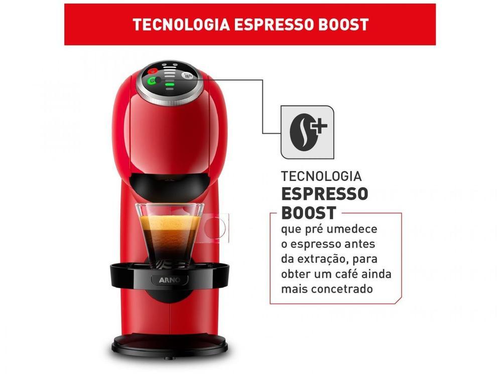Cafeteira Elétrica Arno Nescafe Dolce Gusto Genio S Plus DGS3 Vermelha - 7