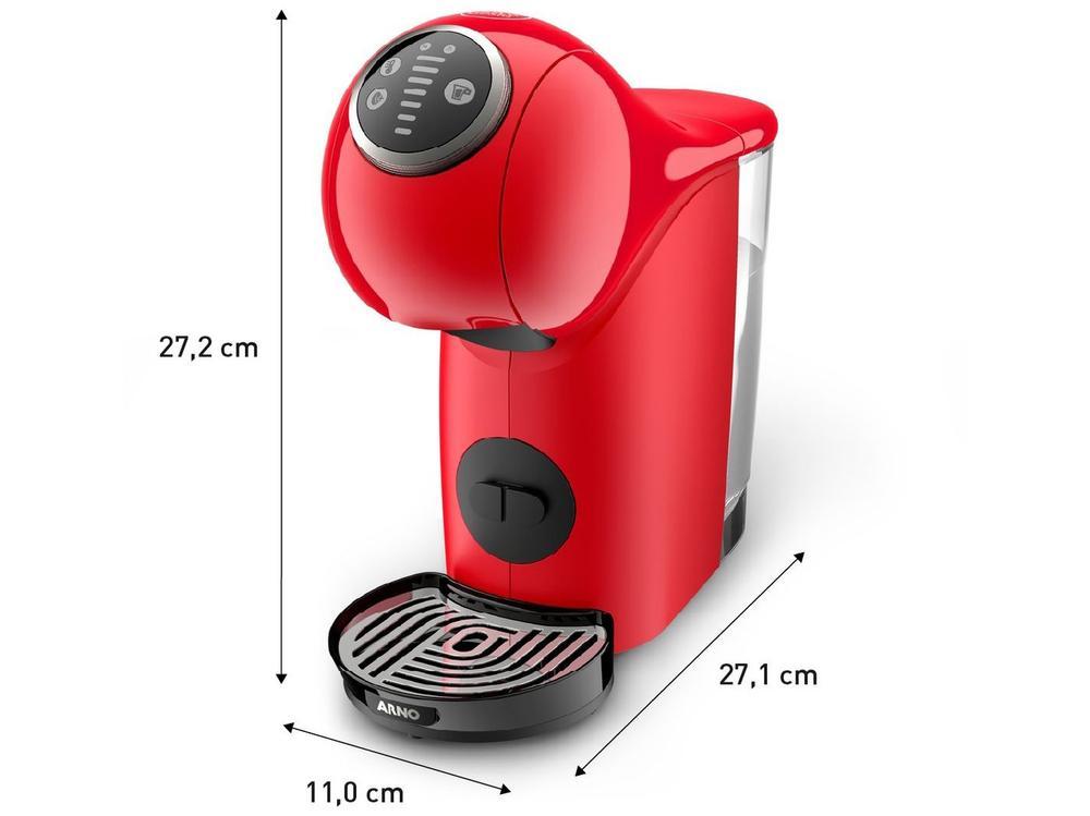 Cafeteira Elétrica Arno Nescafe Dolce Gusto Genio S Plus DGS3 Vermelha - 8