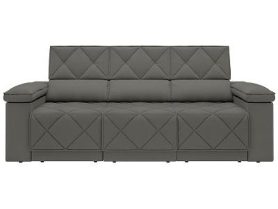 Sofá 4 Lugares Retrátil Reclinável Suede Dante Next Sofás