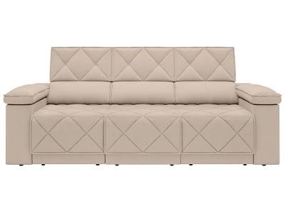 Sofá 4 Lugares Retrátil Reclinável Suede Dante Next Sofás
