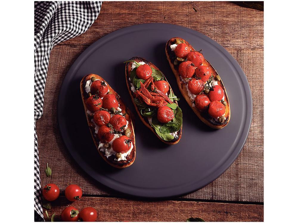 Tábua de Pizza de Polipropileno Redonda Tramontina 23768160 35cm - 10