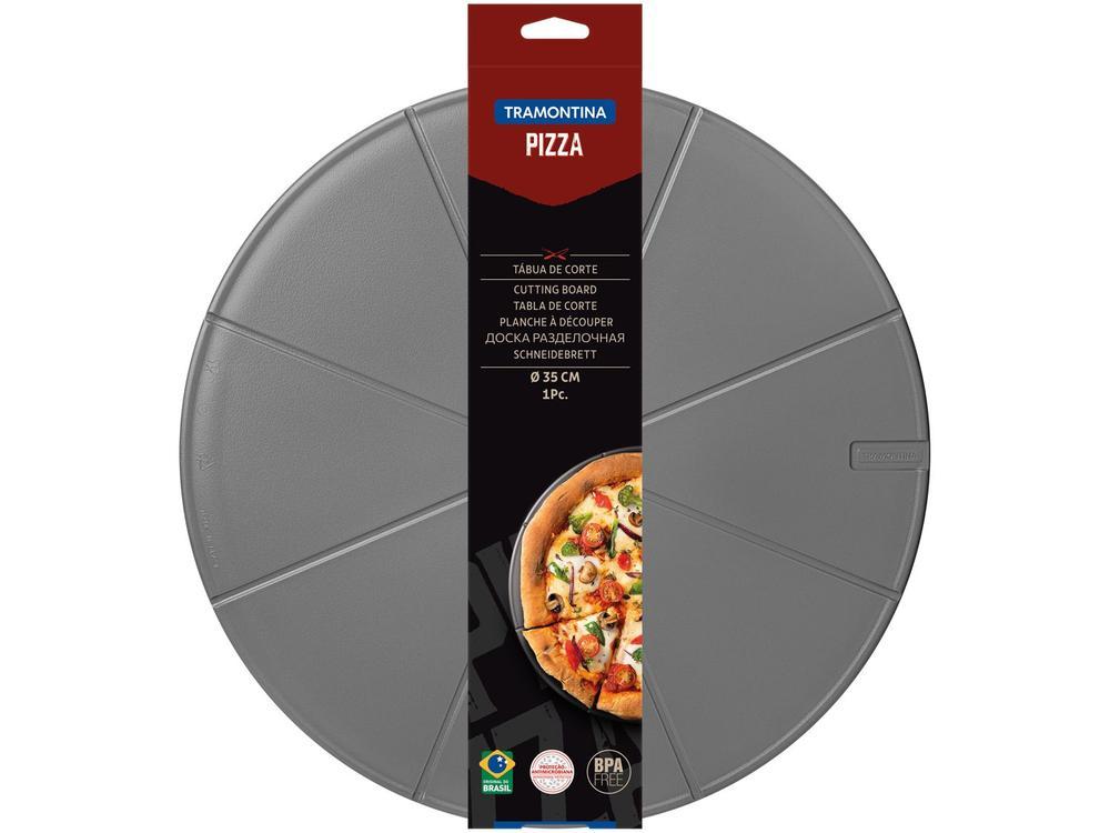 Tábua de Pizza de Polipropileno Redonda Tramontina 23768160 35cm - 6