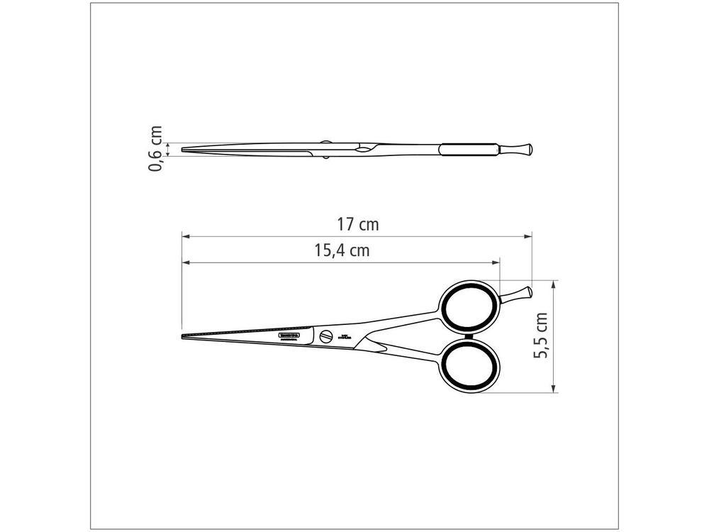 Tesoura de Cabelo Fio Laser Profissional 6" Tramontina Professional - 4