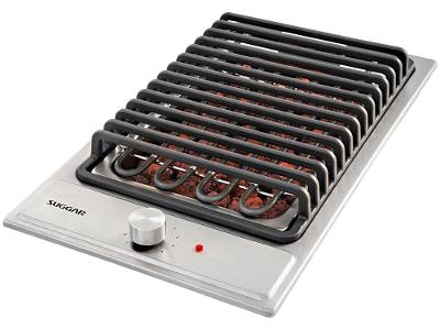 Cooktop Elétrico com Grelha Suggar Inox Barbecue