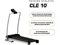 Esteira Ergométrica Elétrica Dobrável Athletic CLE 10 Vel. Máxima 10km/h - 7