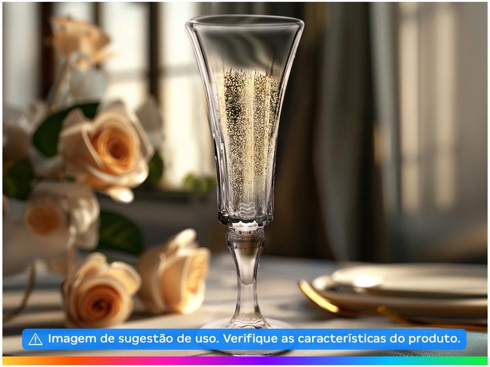 Jogo de Taças de Vidro para Champanhe Transparente 164ml 6 Peças Hauskraft Jennie - 2
