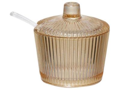 Açucareiro de Vidro com Colher Hauskraft Graffiato