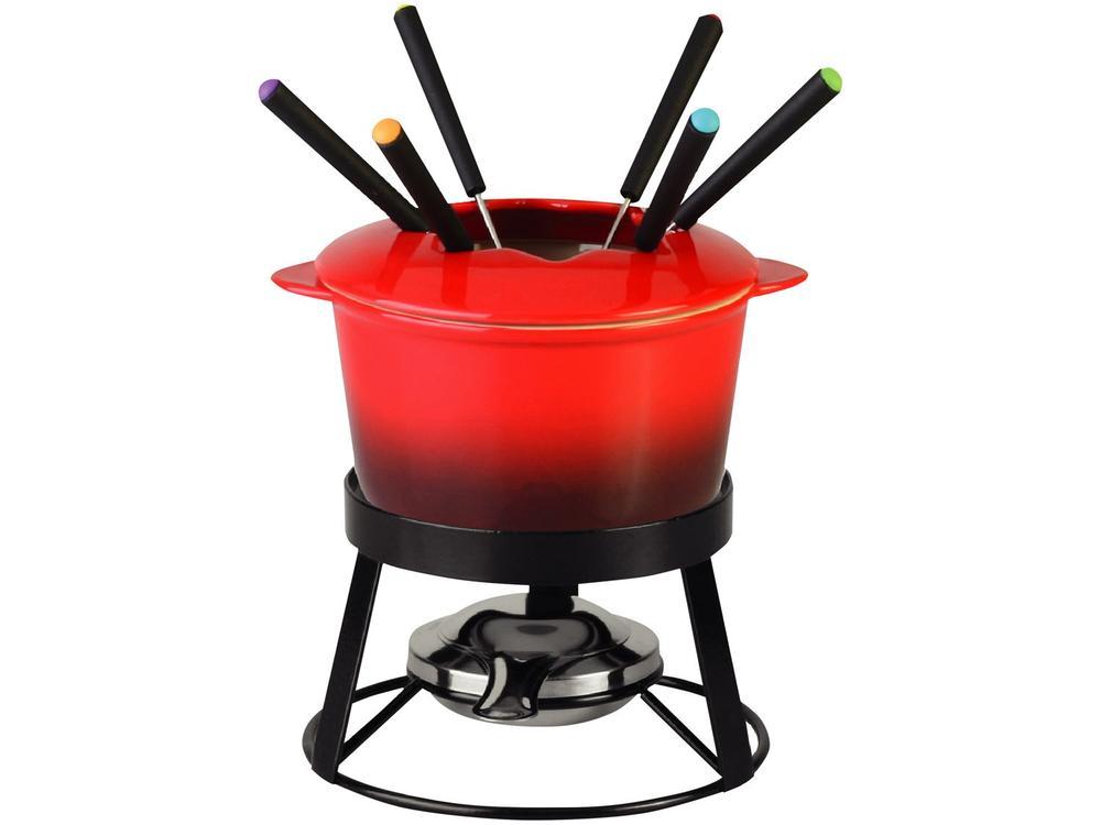 Conjunto Raclette e Aparelho de Fondue Cerâmica - 1