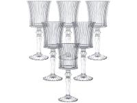 Jogo de Taças de Vidro para Água e vinho Transparente 260ml 6 Peças Hauskraft Graffiato - 1