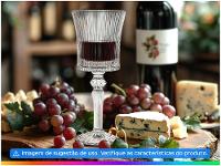 Jogo de Taças de Vidro para Água e vinho Transparente 260ml 6 Peças Hauskraft Graffiato - 2