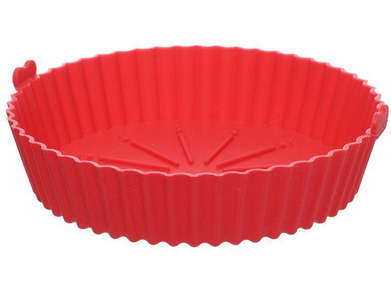 Forma para Air Fryer de Silicone Antiaderente com Alças 20cm Hauskraft - 1