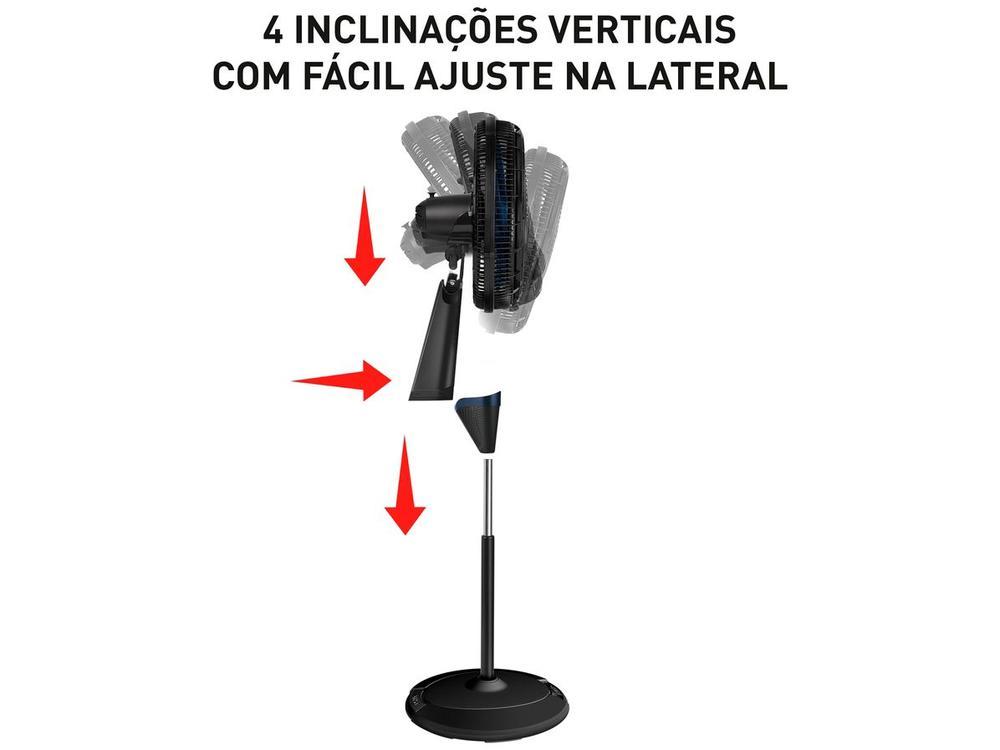 Ventilador 2 em 1 Arno X-Treme VE9M 40cm 9 Pás 3 Velocidades Preto e Azul Escuro - 18