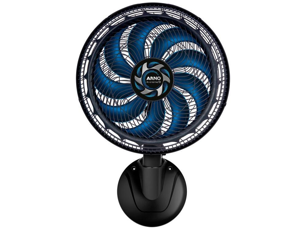Ventilador de Parede Arno X-Treme 40cm 9 Pás 3 Velocidades Preto e Azul Escuro - 1