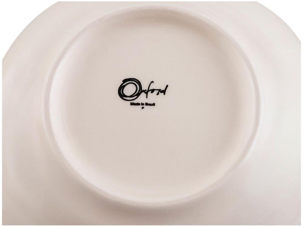 Aparelho de Jantar Chá 20 Peças Oxford Redondo Cerâmica Off White Marfim - 9